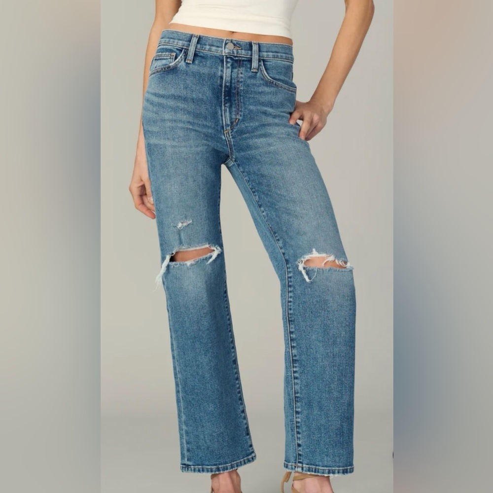 Joe's Jeans The Blake High Rise Crop Wide Leg Jean Size 28 Charismatic Women's